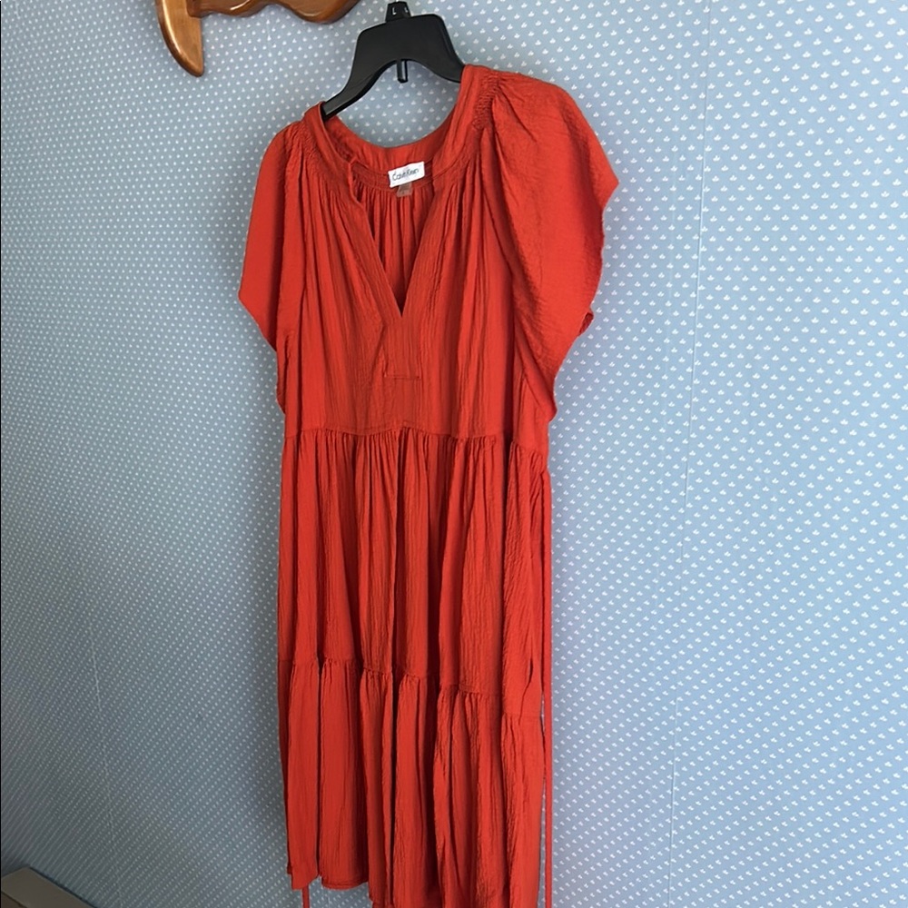 Calvin Klein Orange Women's Dress
